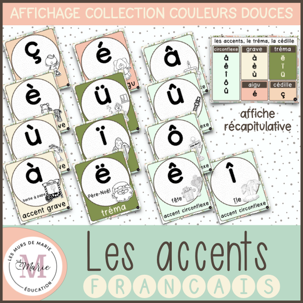 Les Accents *Collection Couleurs Douces*