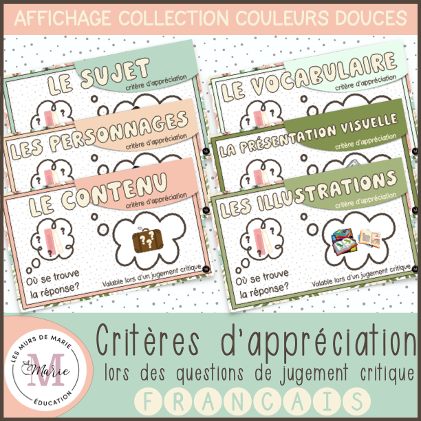 Ensemble Complet *Collection Couleurs Douces*