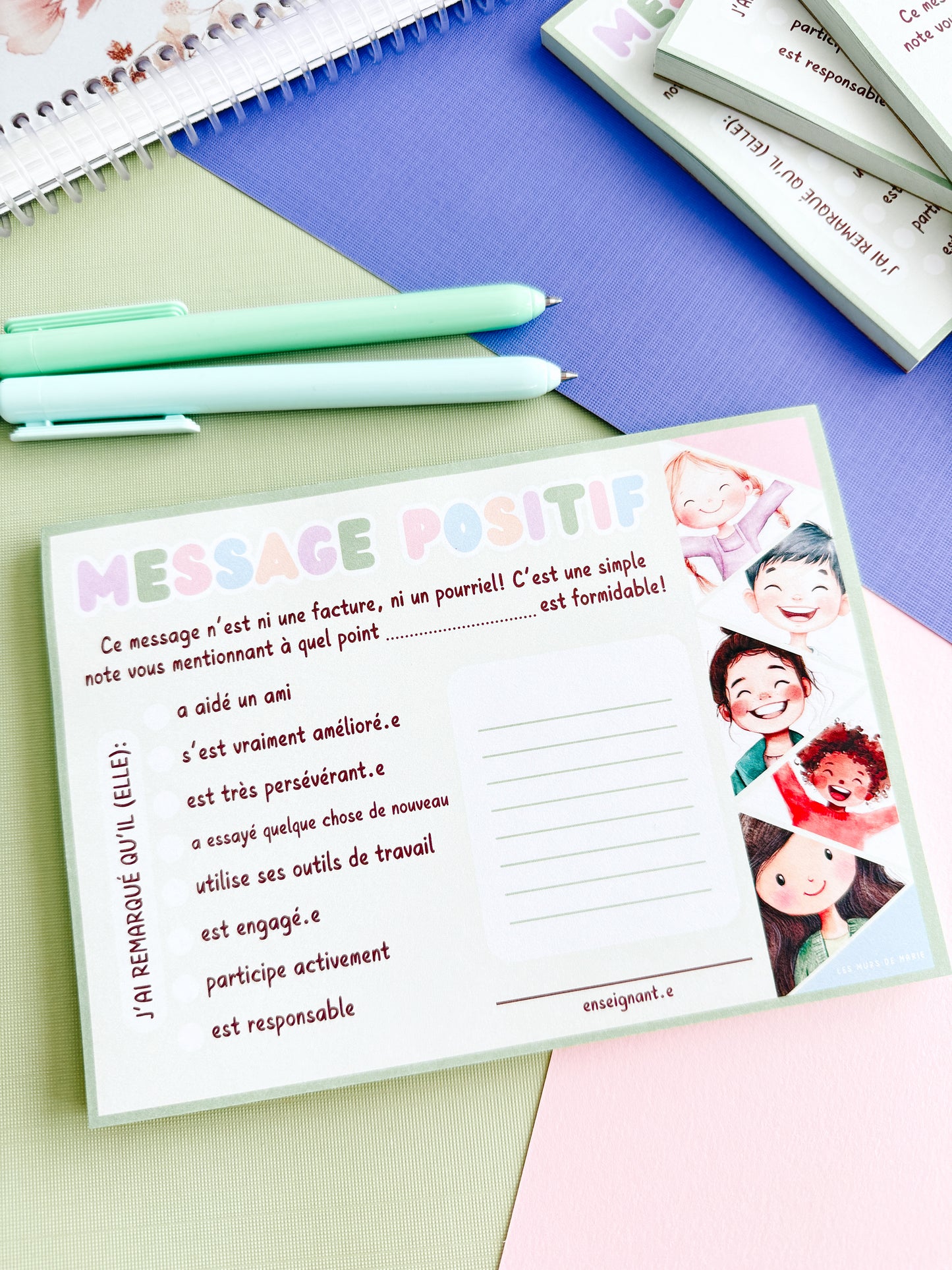 Message Positif Pastel