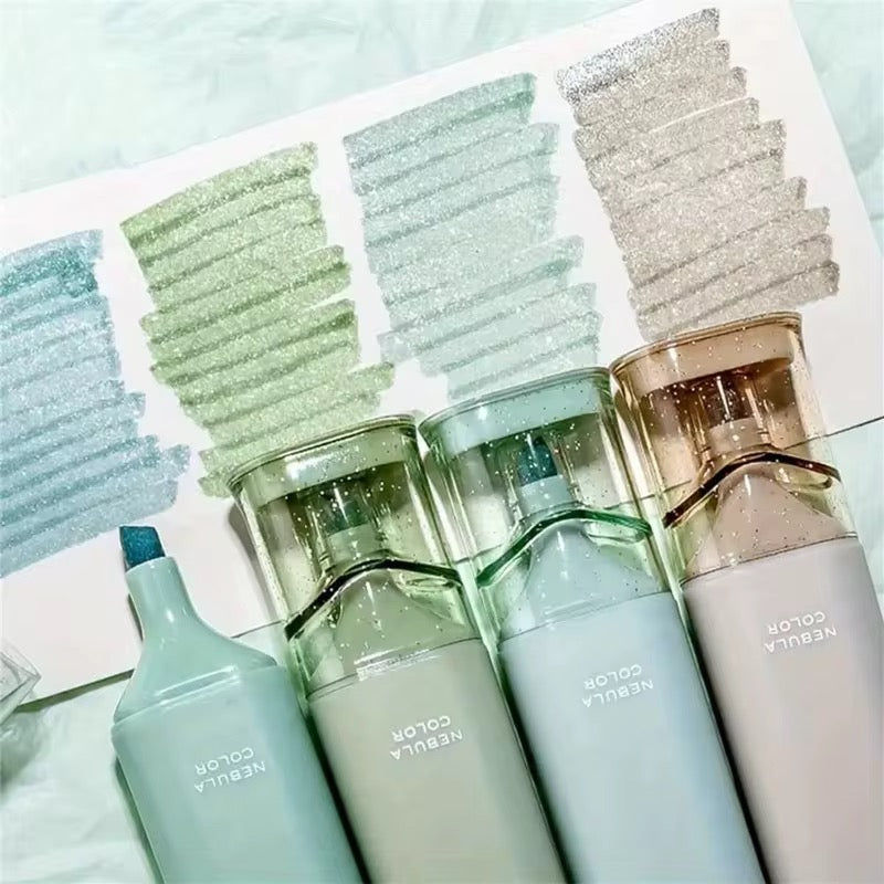 Surligneurs pailletés