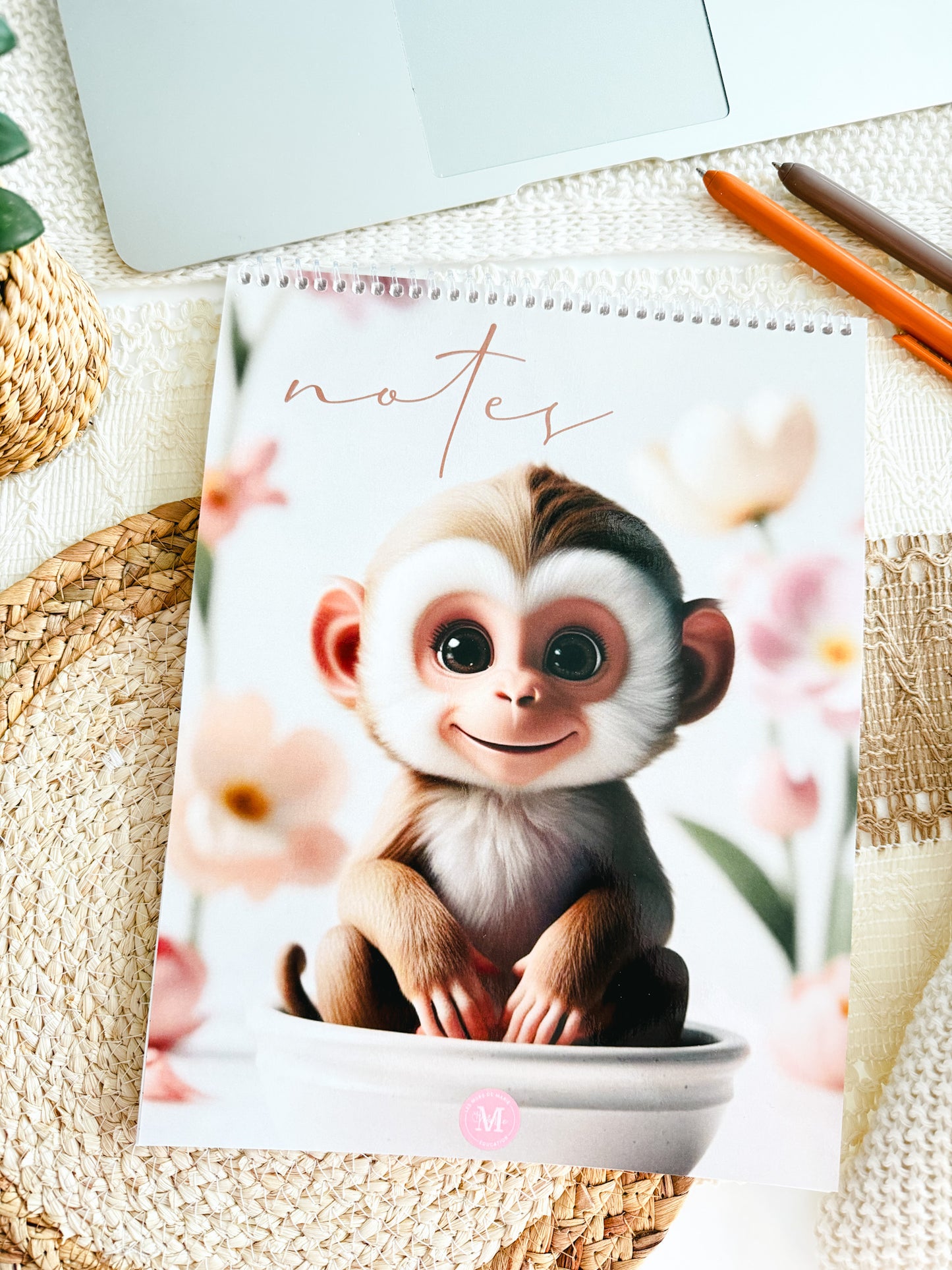 Cahier de Notes Singe