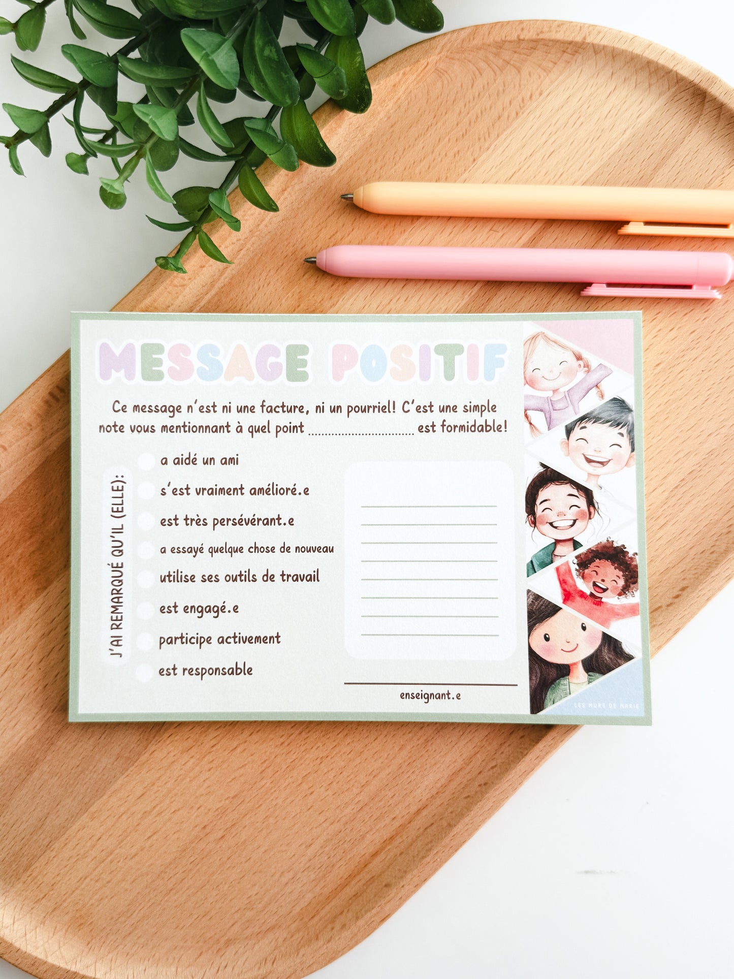Message Positif Pastel