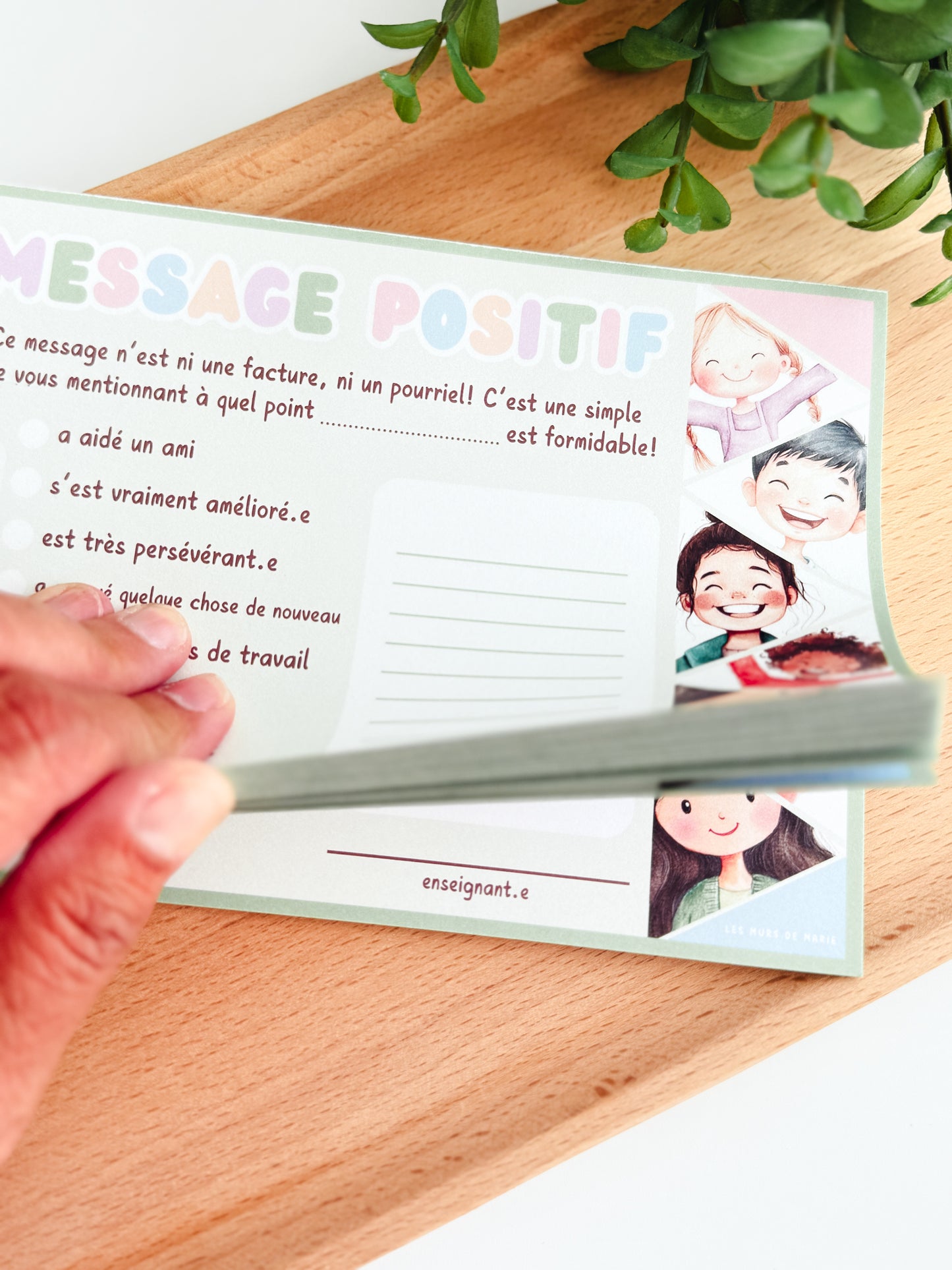 Message Positif Pastel