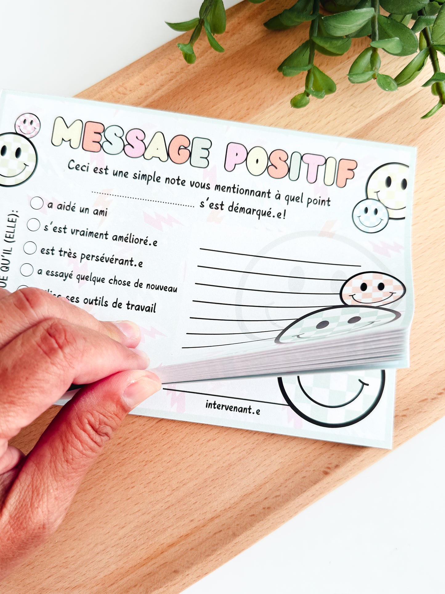 Message Positif Smiley