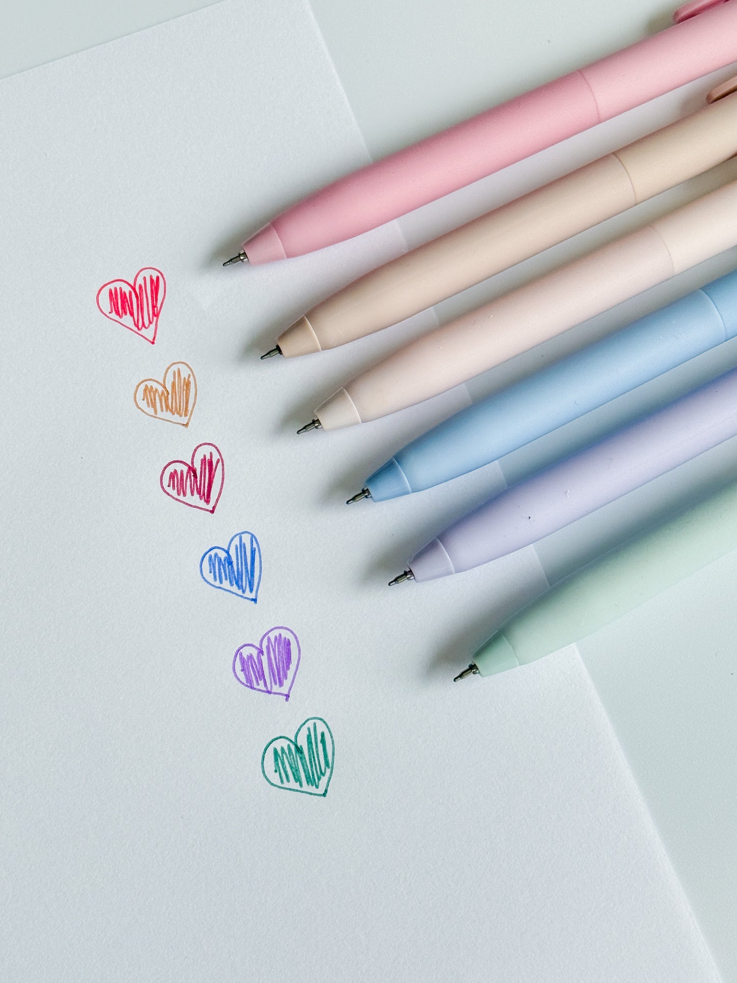 Stylos gel à encres pastel