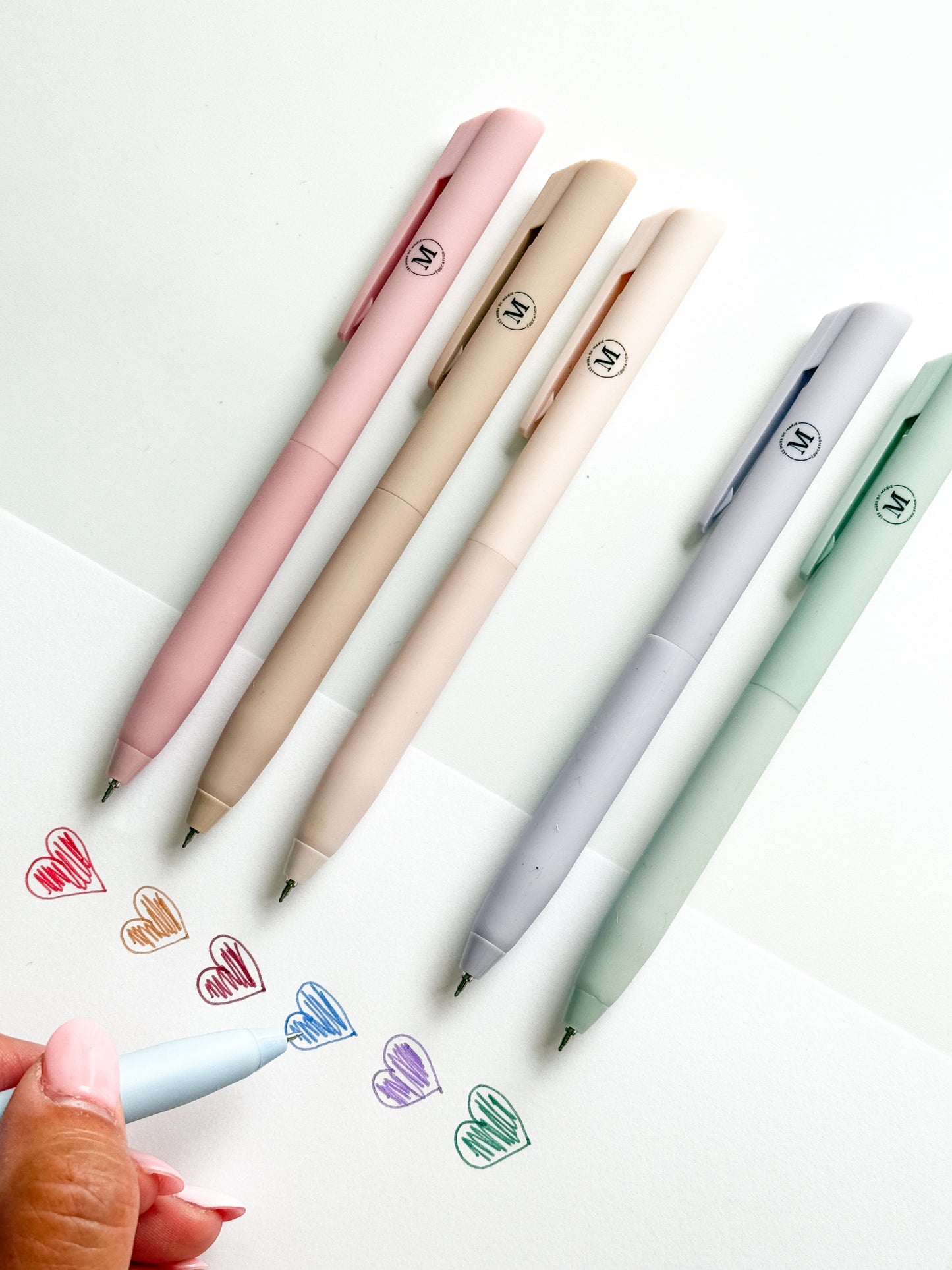 Stylos gel à encres pastel
