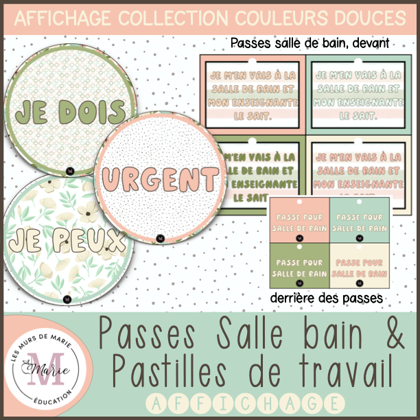 Ensemble Complet *Collection Couleurs Douces*
