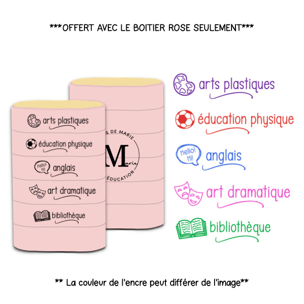 Étampe 5 en 1 "SPÉCIALITÉS" art dramatique