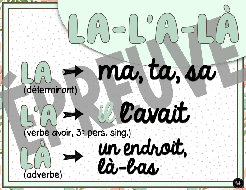 Homophones *Collection Couleurs Douces*