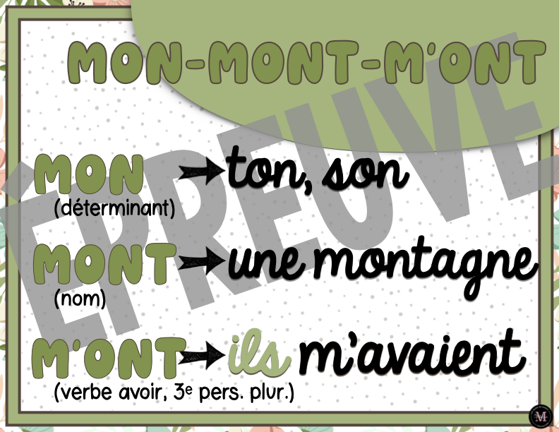 Homophones *Collection Couleurs Douces*