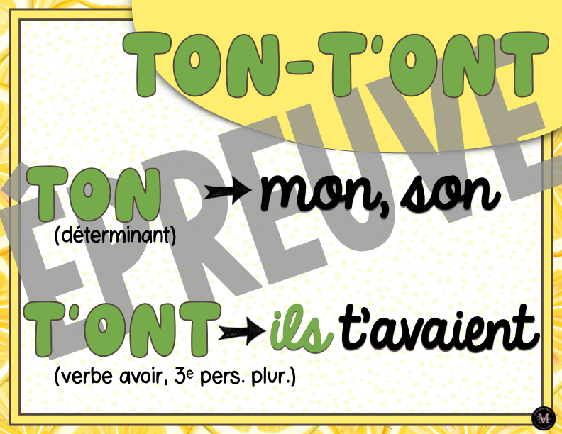 Homophones *Collection Agrumes*
