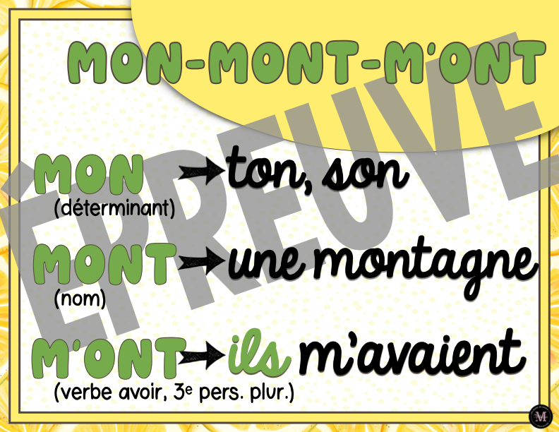 Homophones *Collection Agrumes*