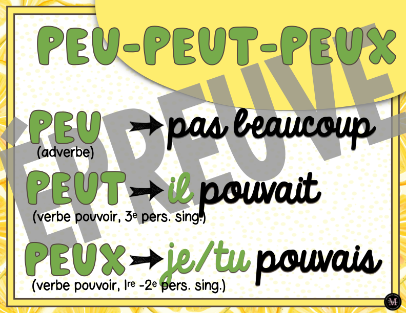 Homophones *Collection Agrumes*