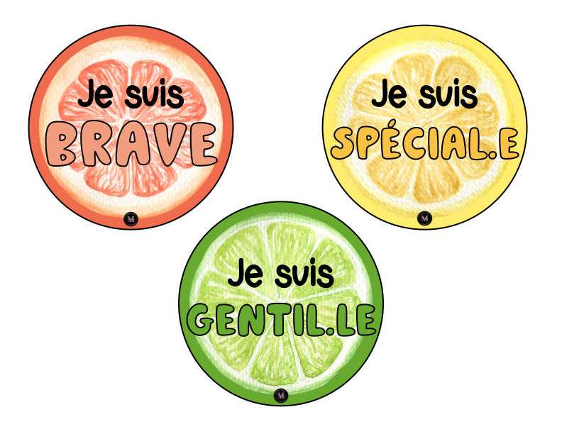 Affirmations Positives *Collection Agrumes*