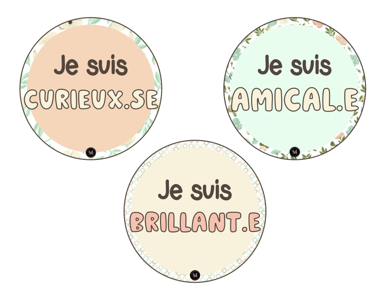 Affirmations Positives *Collection Couleurs Douces*
