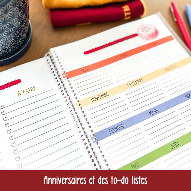 agenda ENSEIGNANTS 2025-2026 MAGIE