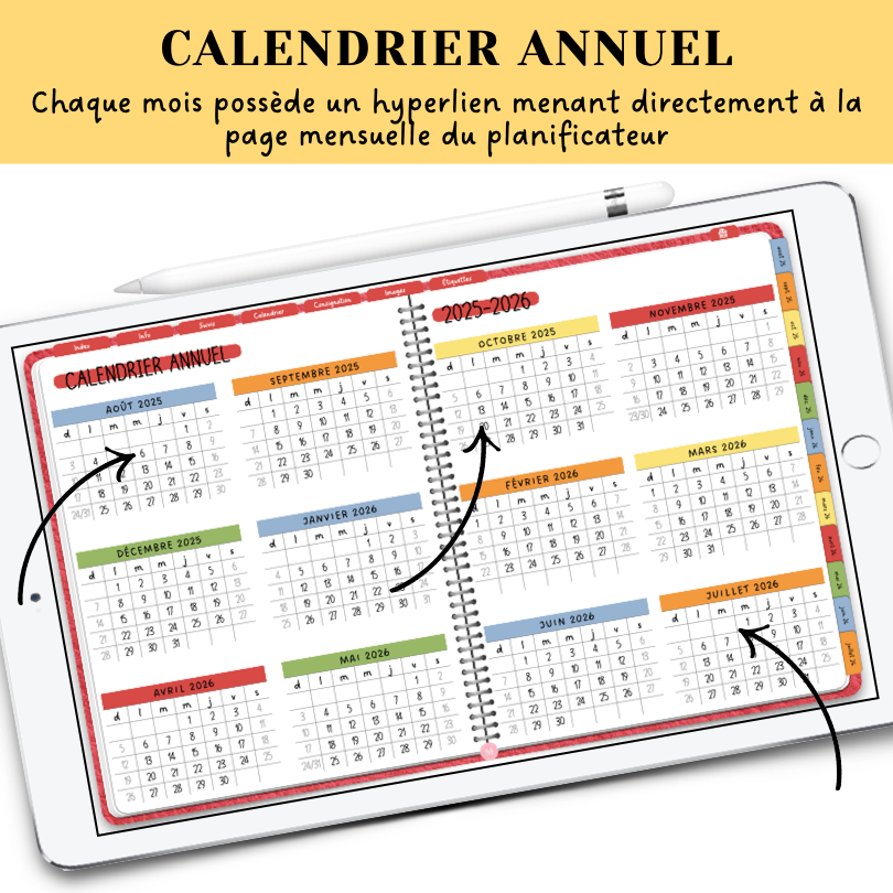 AGENDA NUMÉRIQUE MAGIE 2025-2026