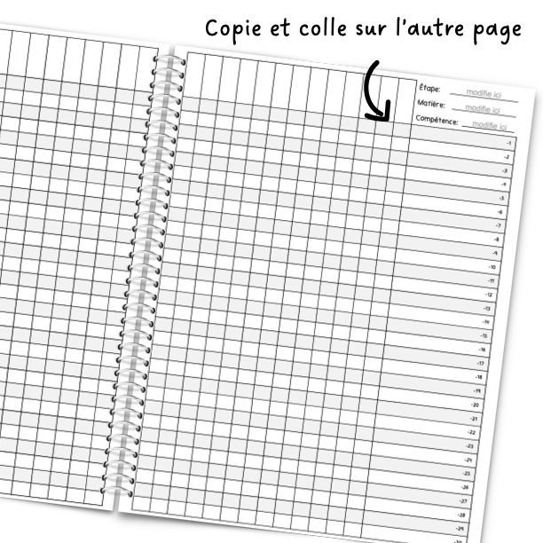 cahier de consignation des résultats modifiable (ppt)