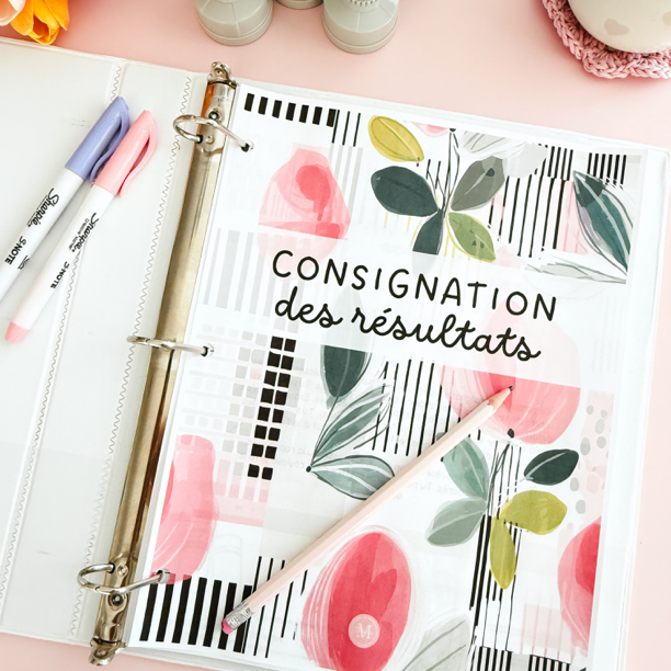 cahier de consignation des résultats modifiable (ppt)