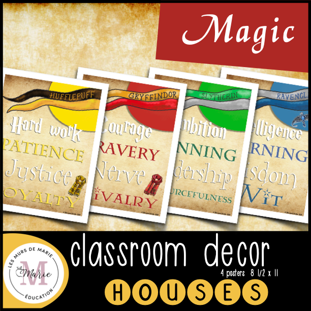 MAGIC THEME HOUSES - CLASSROOM DECOR