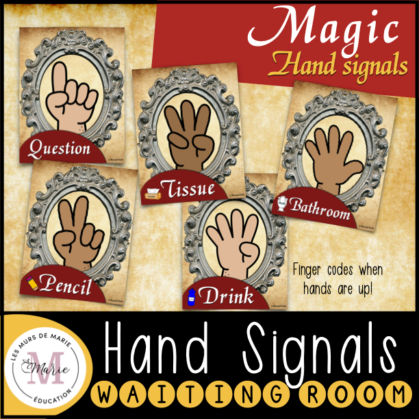 MAGIC THEME HAND SIGNALS - CLASSROOM DECOR