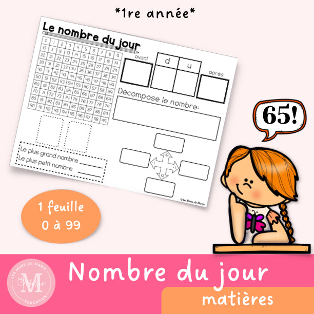 Nombre du jour (o à 99)