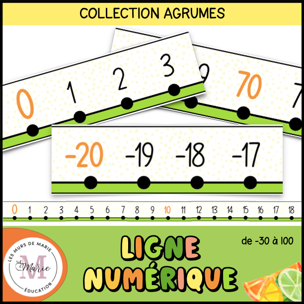 Ligne Numérique *Collection Agrumes*