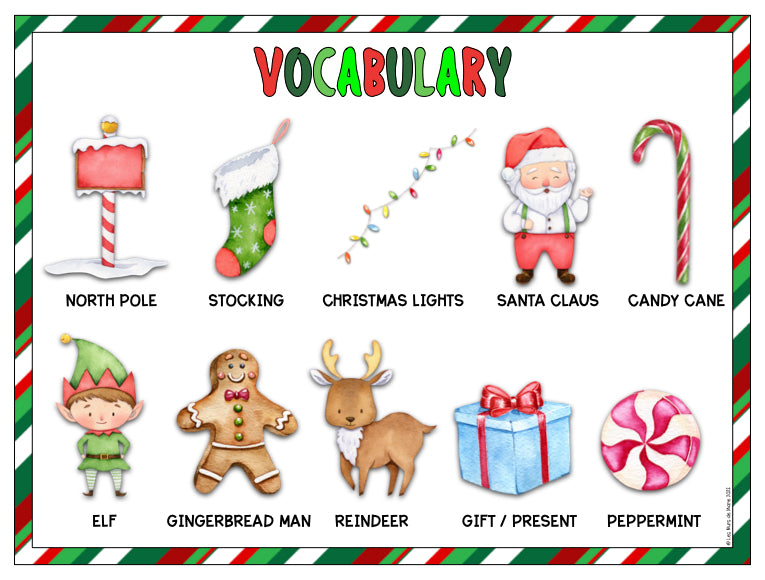 Christmas card game to print yourself