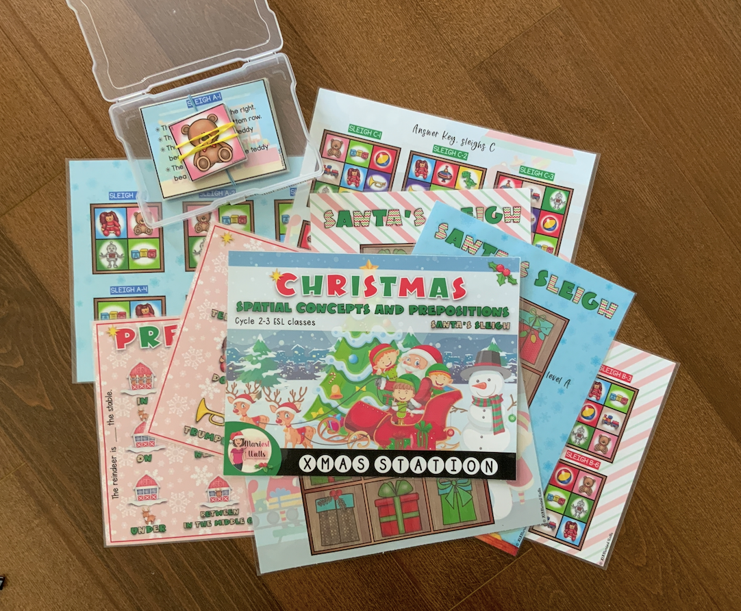 CHRISTMAS SPATIAL CONCEPTS STATIONS