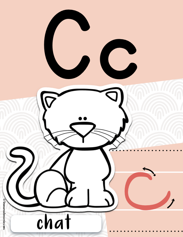 BOHO DÉCOR DE CLASSE - ALPHABET