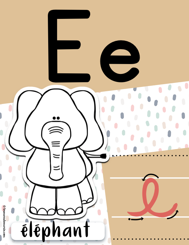 BOHO DÉCOR DE CLASSE - ALPHABET