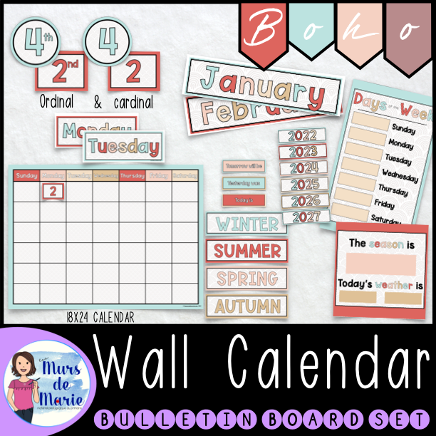 BOHO THEME CLASSROOM SET BUNDLE