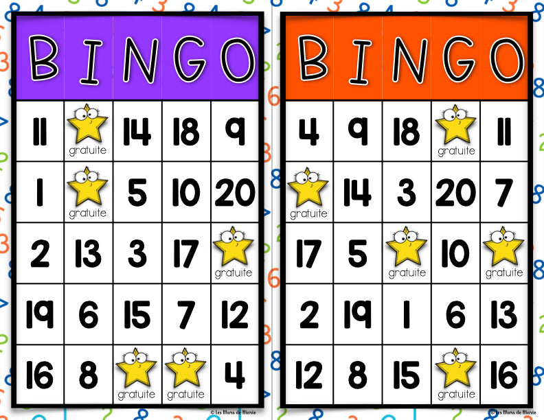 JEUX POUR FRANCISATION (NOMBRES)