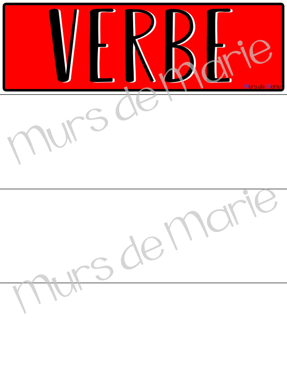 LA CLASSE DES MOTS