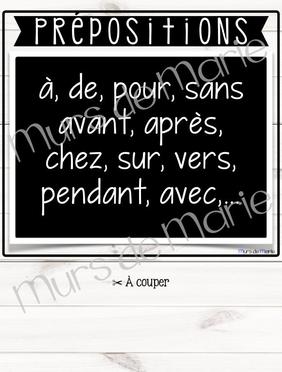 LA CLASSE DES MOTS