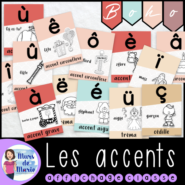 BOHO DÉCOR DE CLASSE - LES ACCENTS