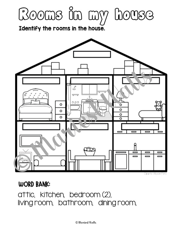 My house, activity pack cycle 1