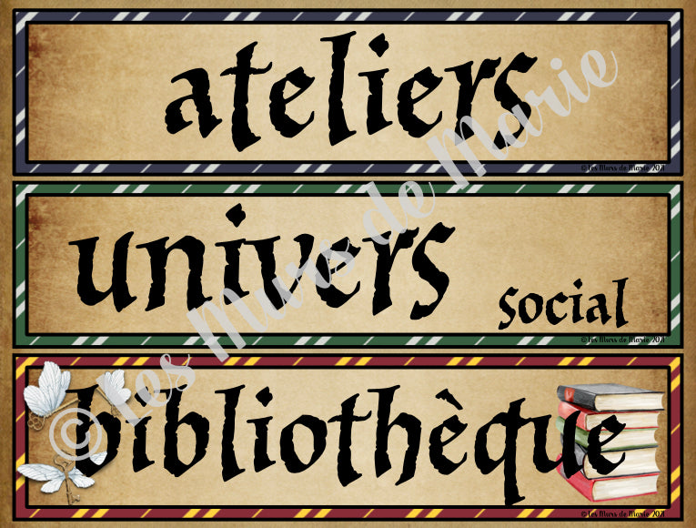 menu du jour *collection Magie*