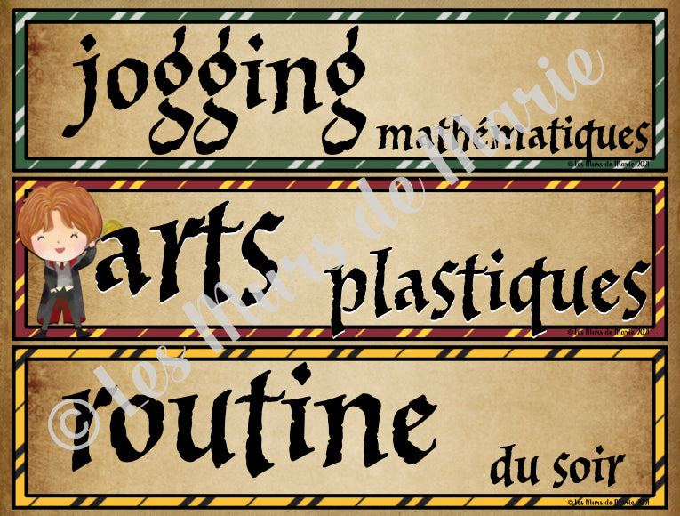 menu du jour *collection Magie*