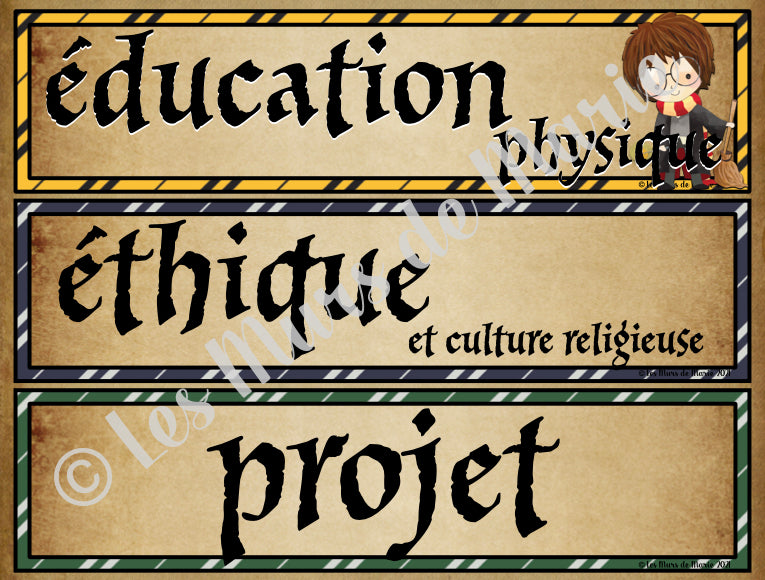 menu du jour *collection Magie*