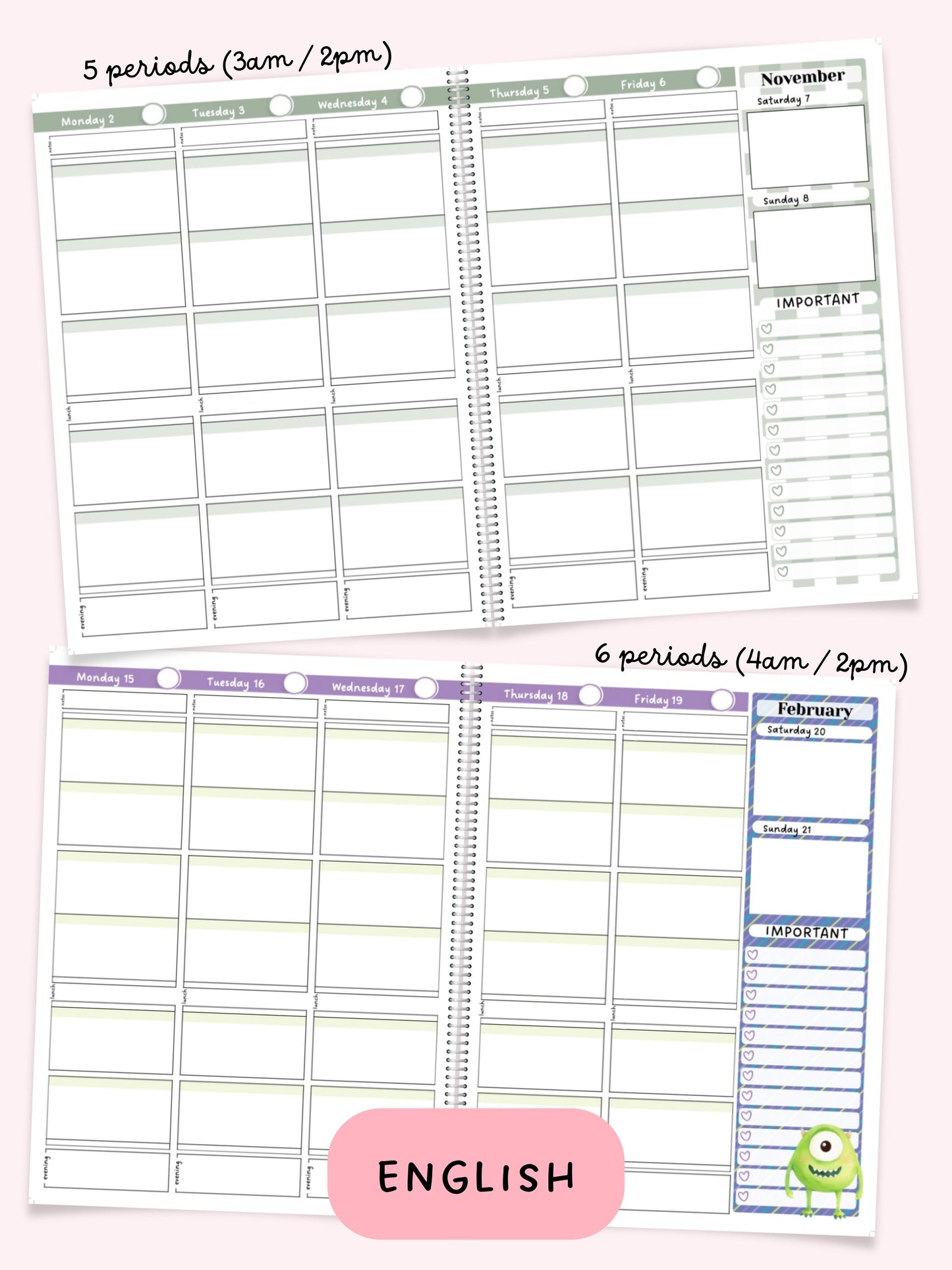 Teacher planner 2026-2027 CINÉMAGIE