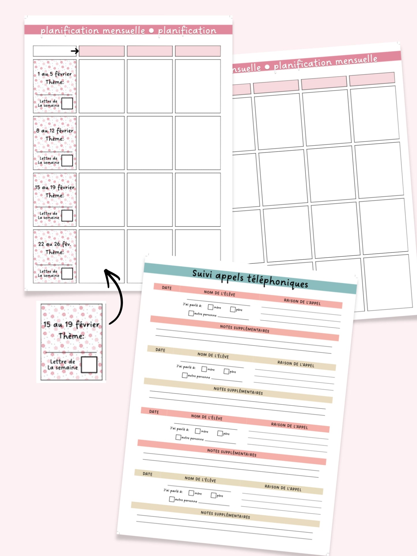Agenda préscolaire 2026-2027