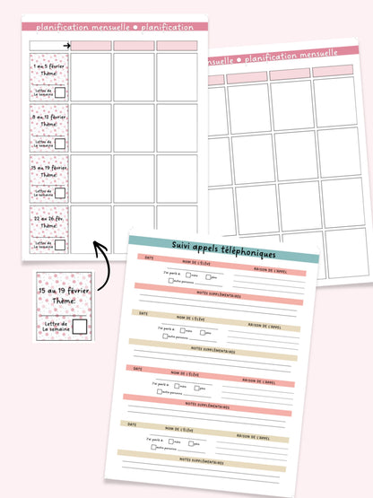 Agenda préscolaire 2026-2027