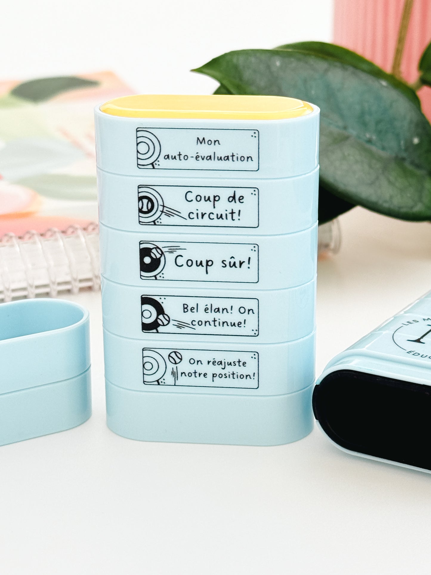 Étampe 5 en 1 « Attentes » version baseball