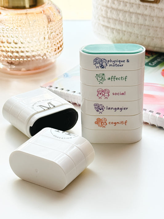 Étampe 5 en 1 Domaines Préscolaire