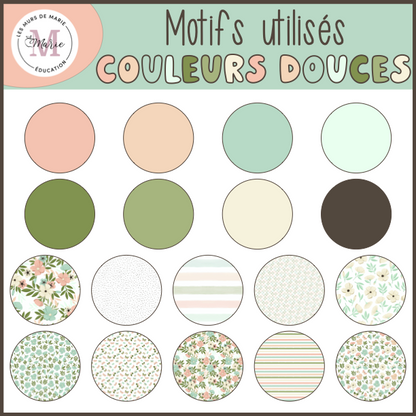 Ensemble Complet *Collection Couleurs Douces*
