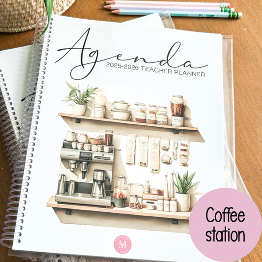 TEACHER PLANNER 2025-2026 COFFEE STATION