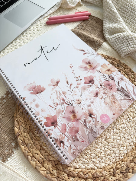 Cahier de Notes Floral