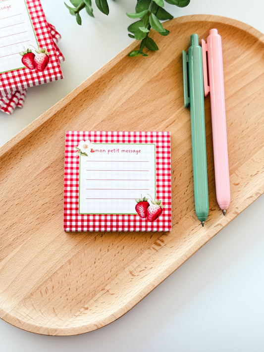 post-it "Fraises picnic"