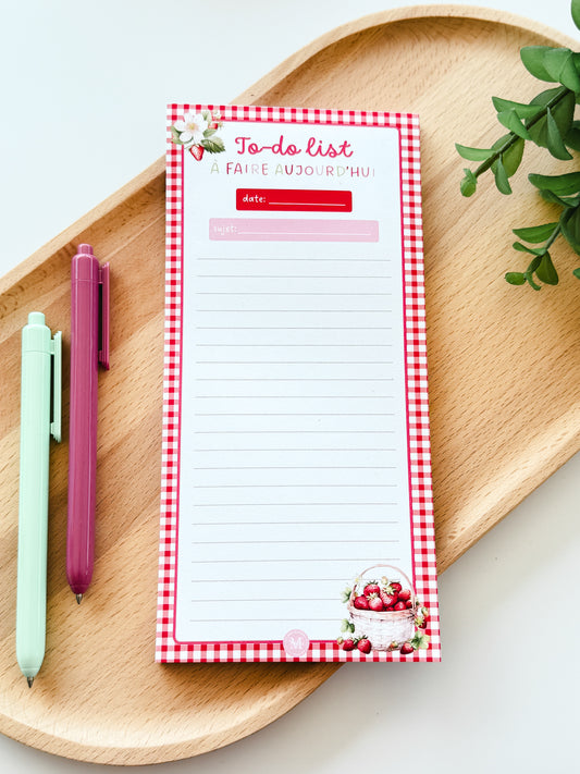 To-do list "Fraises"